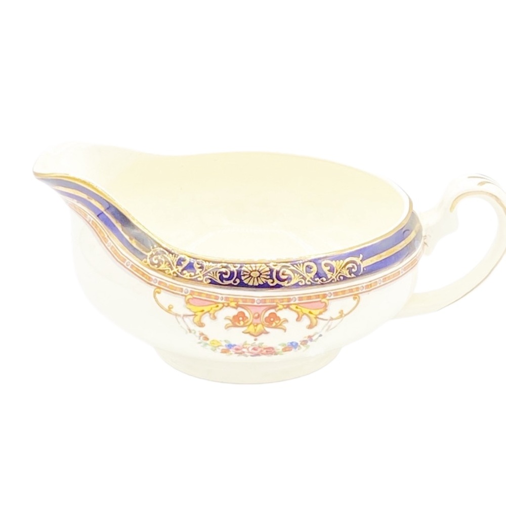 Antique - Bleu de Roi Alfred Meakin England in Athol Gravy Boat